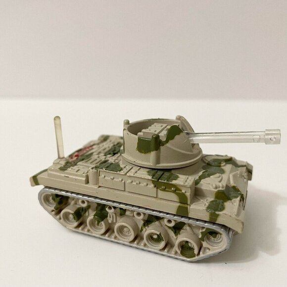 Vtg 90s Macro Tank Military Tank Galoob Toy Car Flaws - Picture 14 of 16